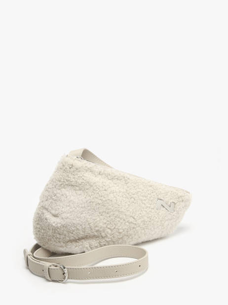 Cross Body Tas City Perle Winter Shearling En Leder Nathan baume Beige n city S ander zicht 2